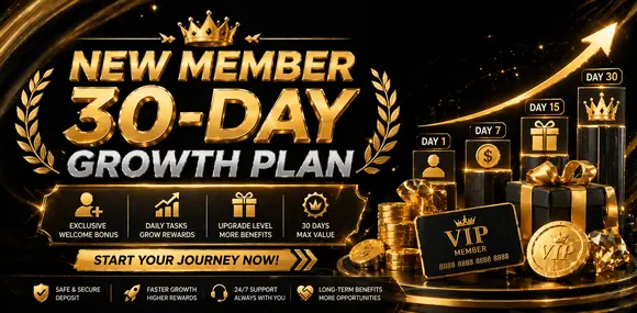 New Member Growth in 30 Days Exclusive Welcome Rewards for JILIAPP Login
